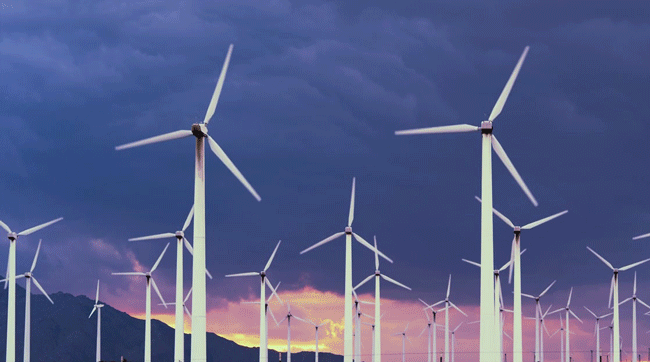 Gif of Wind Power Windmills, creator unknown